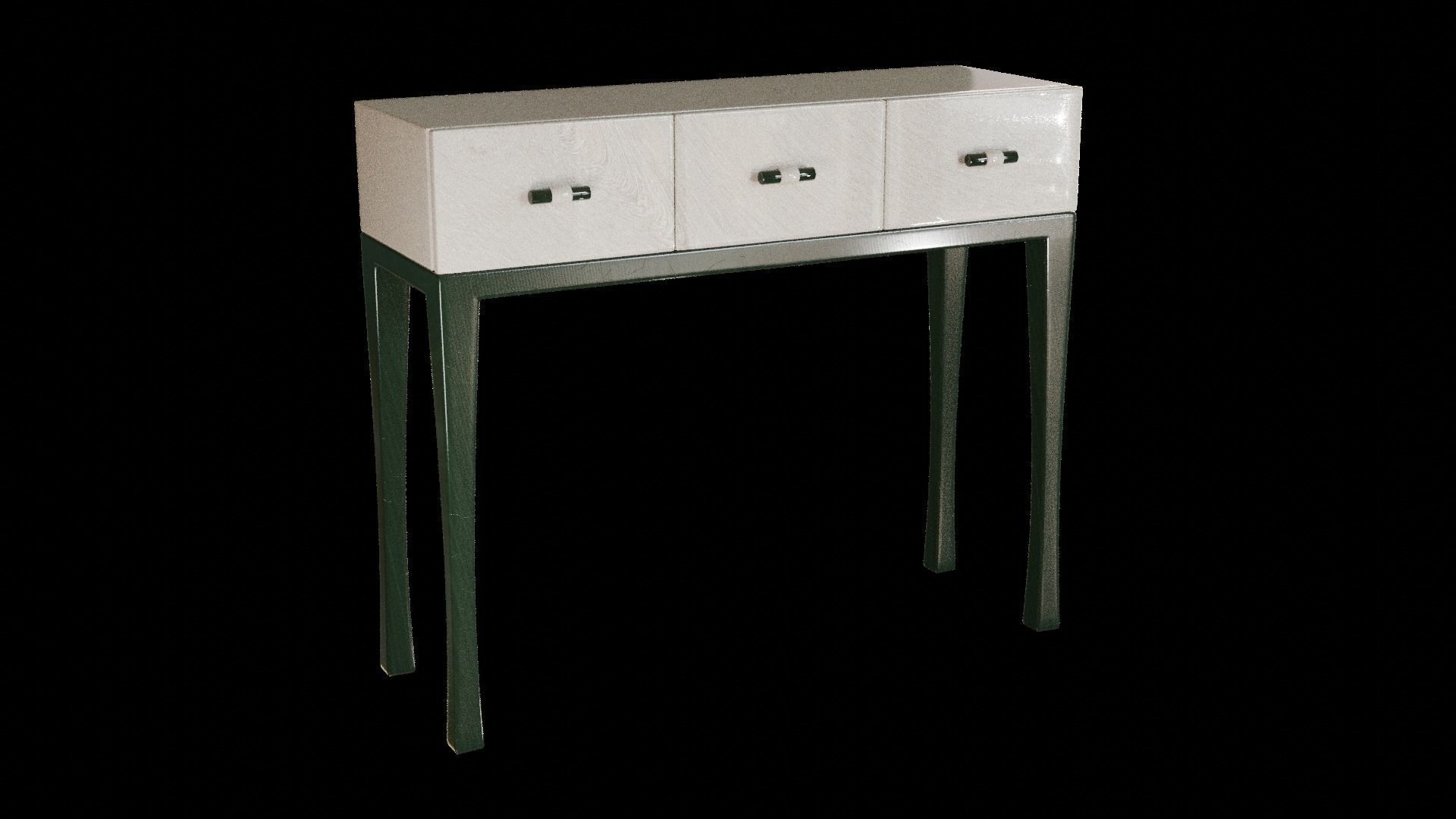 Designer Console Table 05 Low-poly 3D model_1