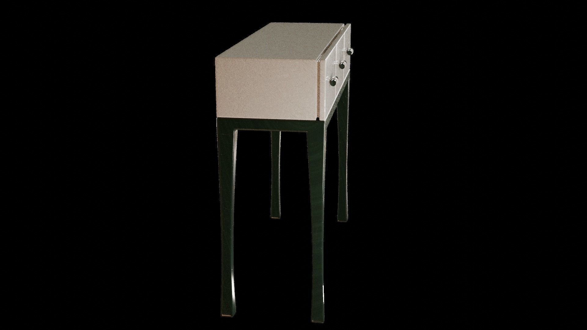 Designer Console Table 05 Low-poly 3D model_5