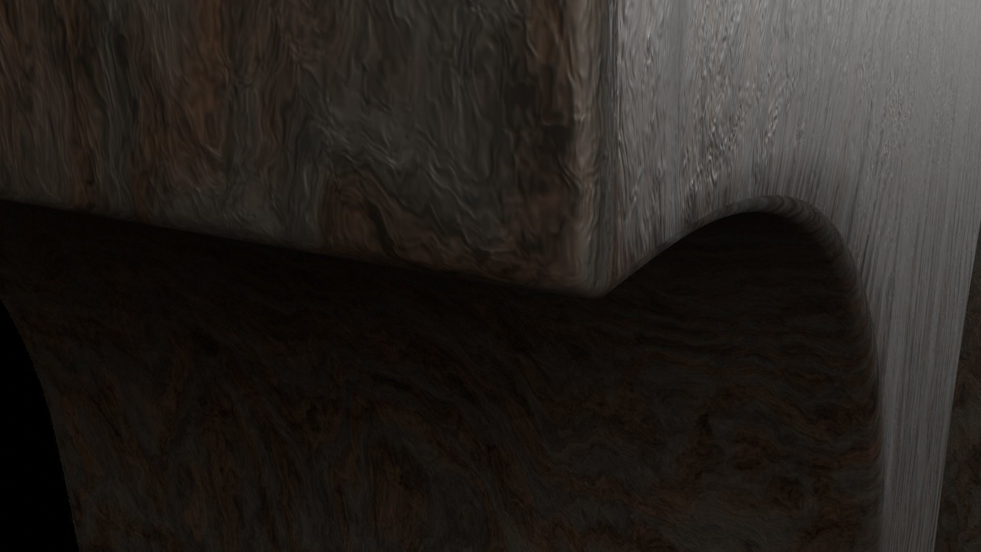 Designer Console Table 06 Low-poly 3D model_7