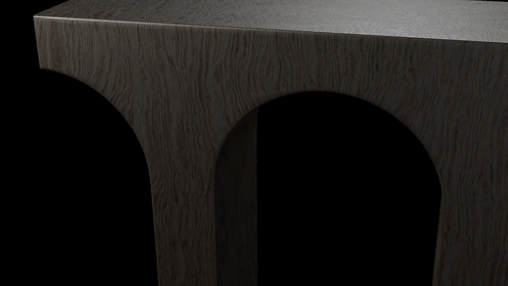 Designer Console Table 06 Low-poly 3D model_15
