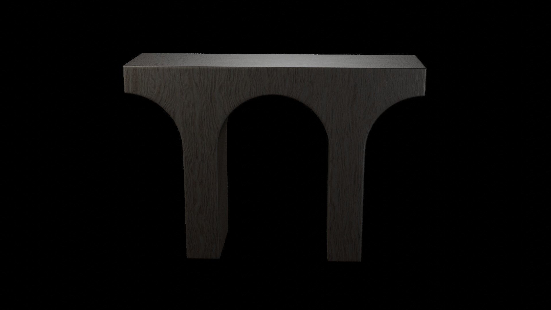 Designer Console Table 06 Low-poly 3D model_3