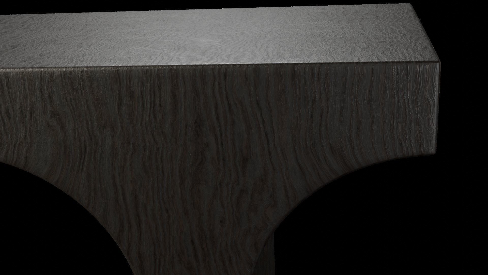 Designer Console Table 06 Low-poly 3D model_6