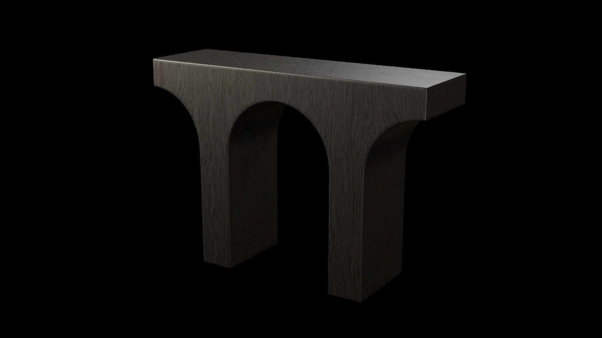 Designer Console Table 06 Low-poly 3D model_1