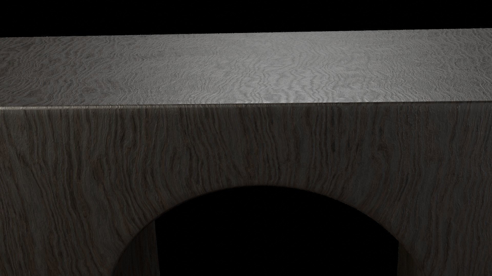 Designer Console Table 06 Low-poly 3D model_9