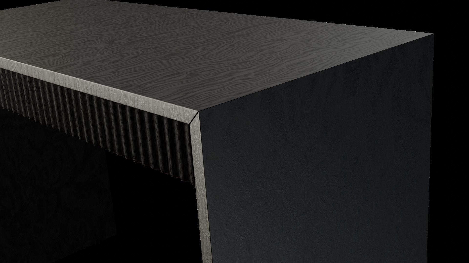 Designer Console Table 07 Low-poly 3D model_4