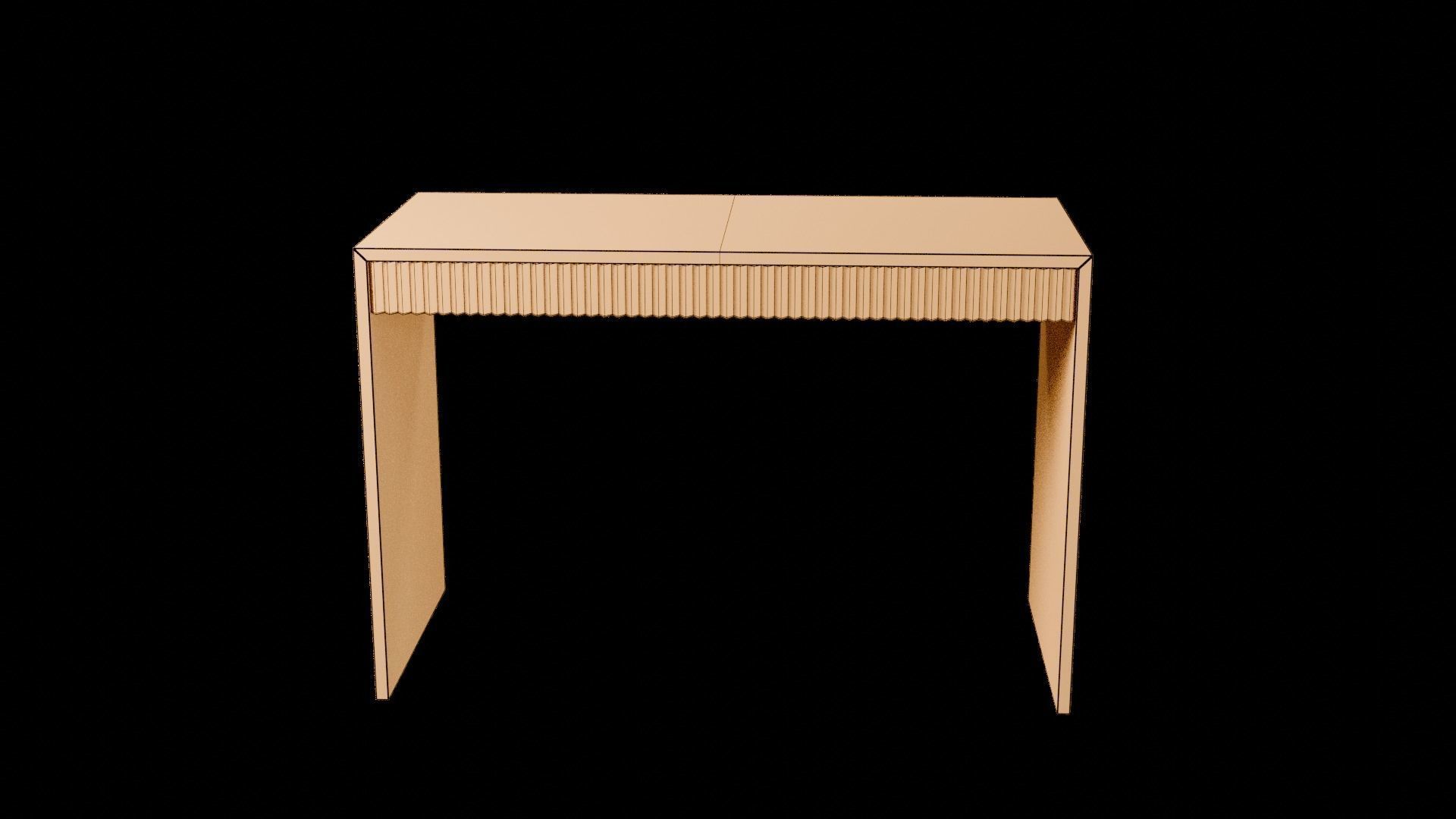 Designer Console Table 07 Low-poly 3D model_14