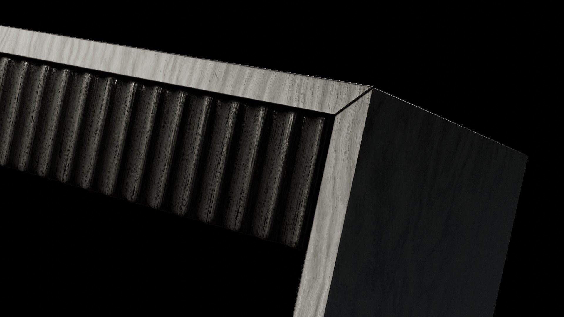 Designer Console Table 07 Low-poly 3D model_7