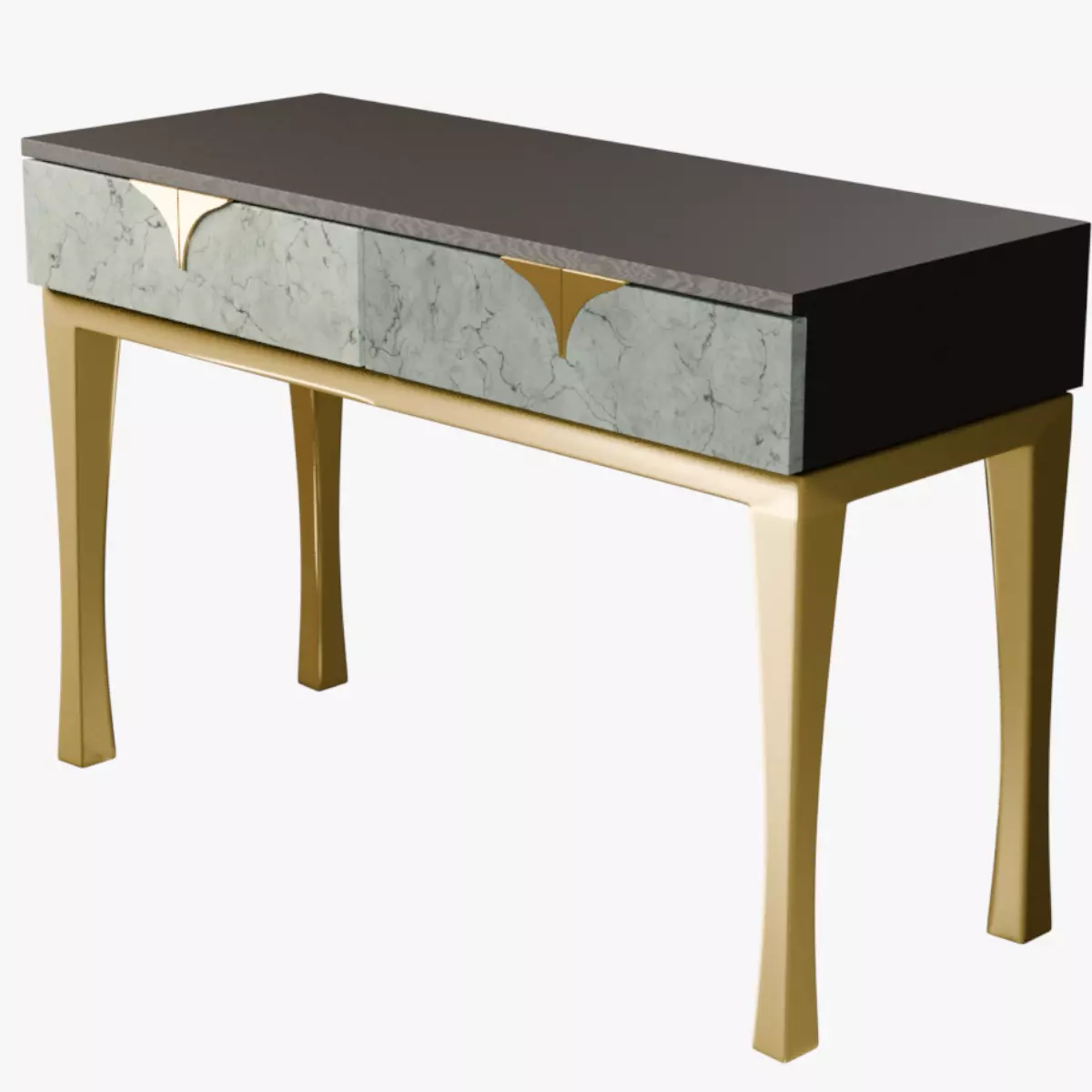 Designer Console Table 08 Low-poly 3D model_0