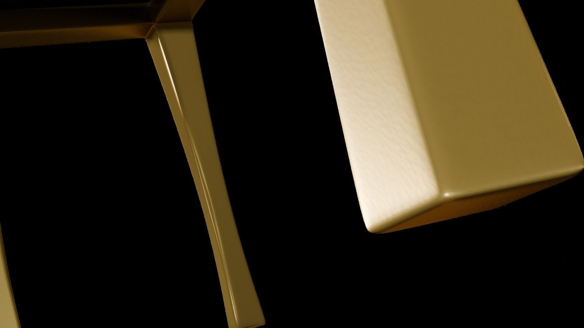 Designer Console Table 08 Low-poly 3D model_10