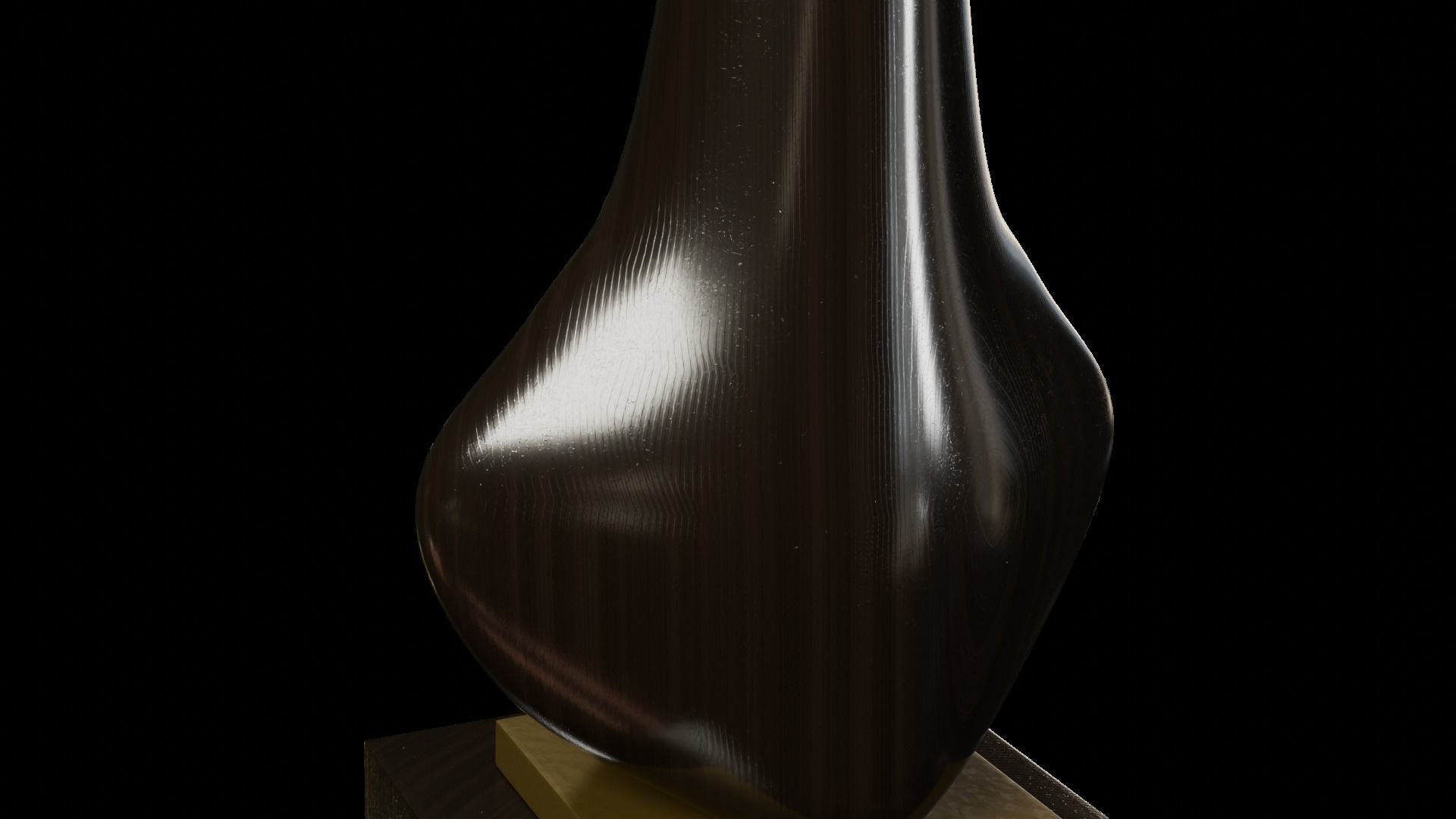 Designer Console Table 09 Low-poly 3D model_9