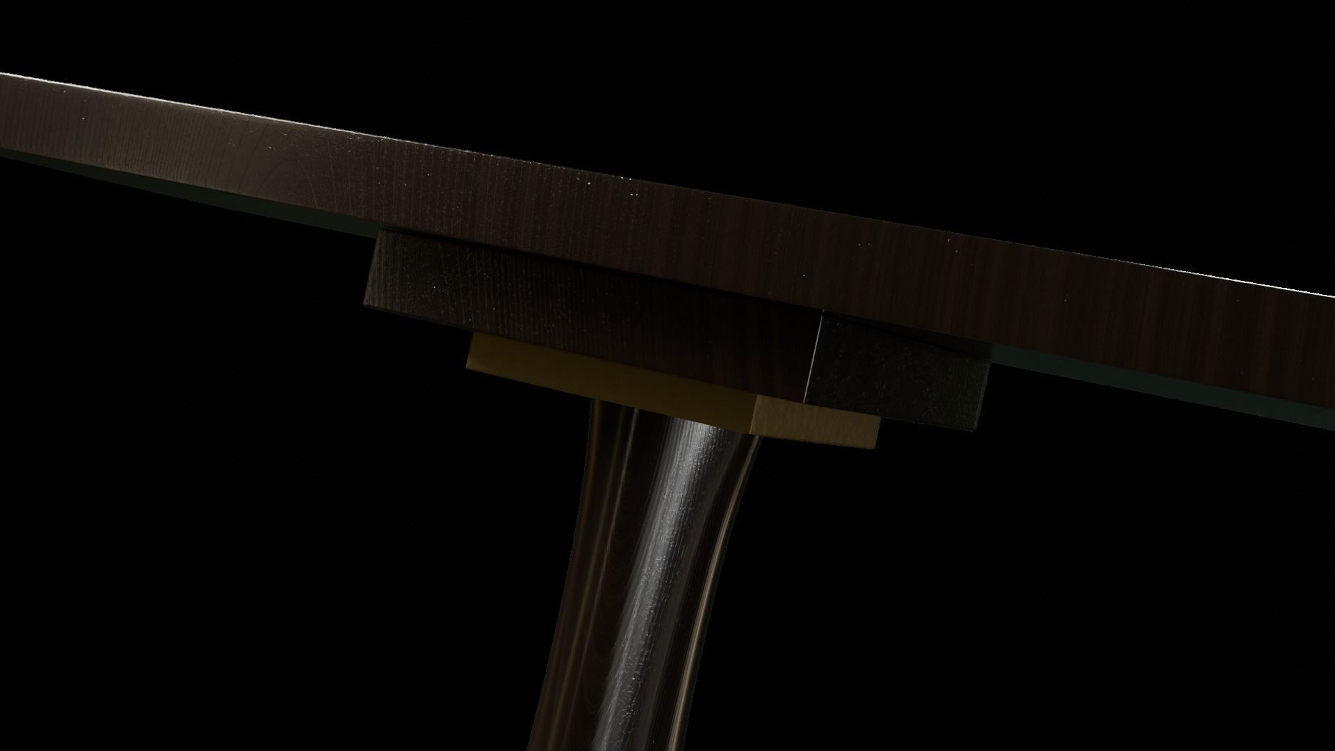 Designer Console Table 09 Low-poly 3D model_17