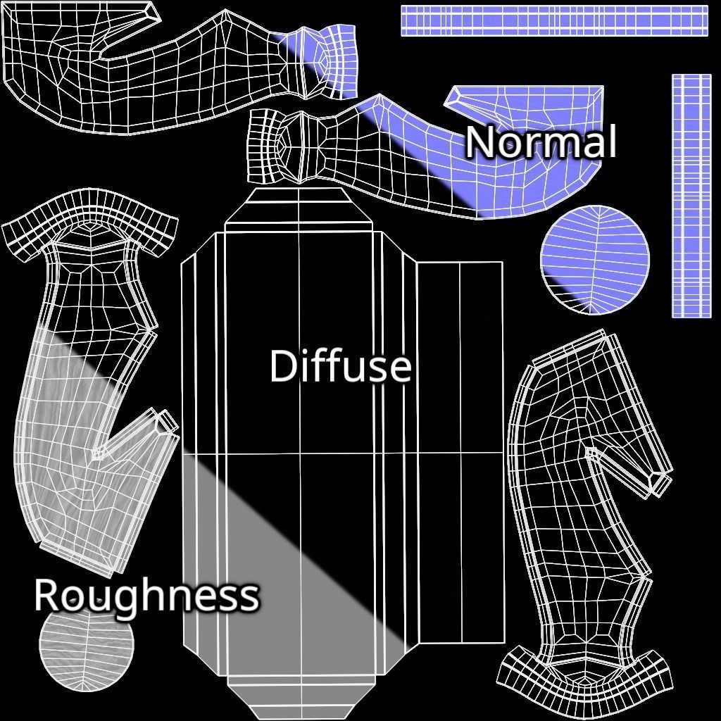 Designer Console Table 10 Low-poly 3D model_21
