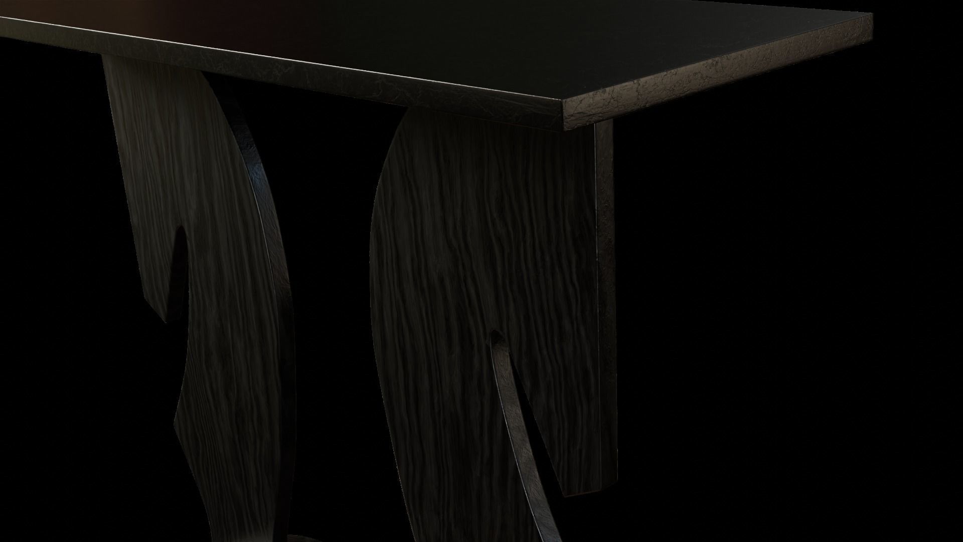 Designer Console Table 10 Low-poly 3D model_7