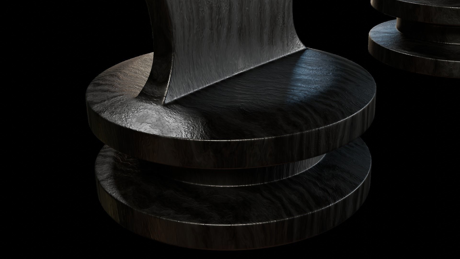 Designer Console Table 10 Low-poly 3D model_11