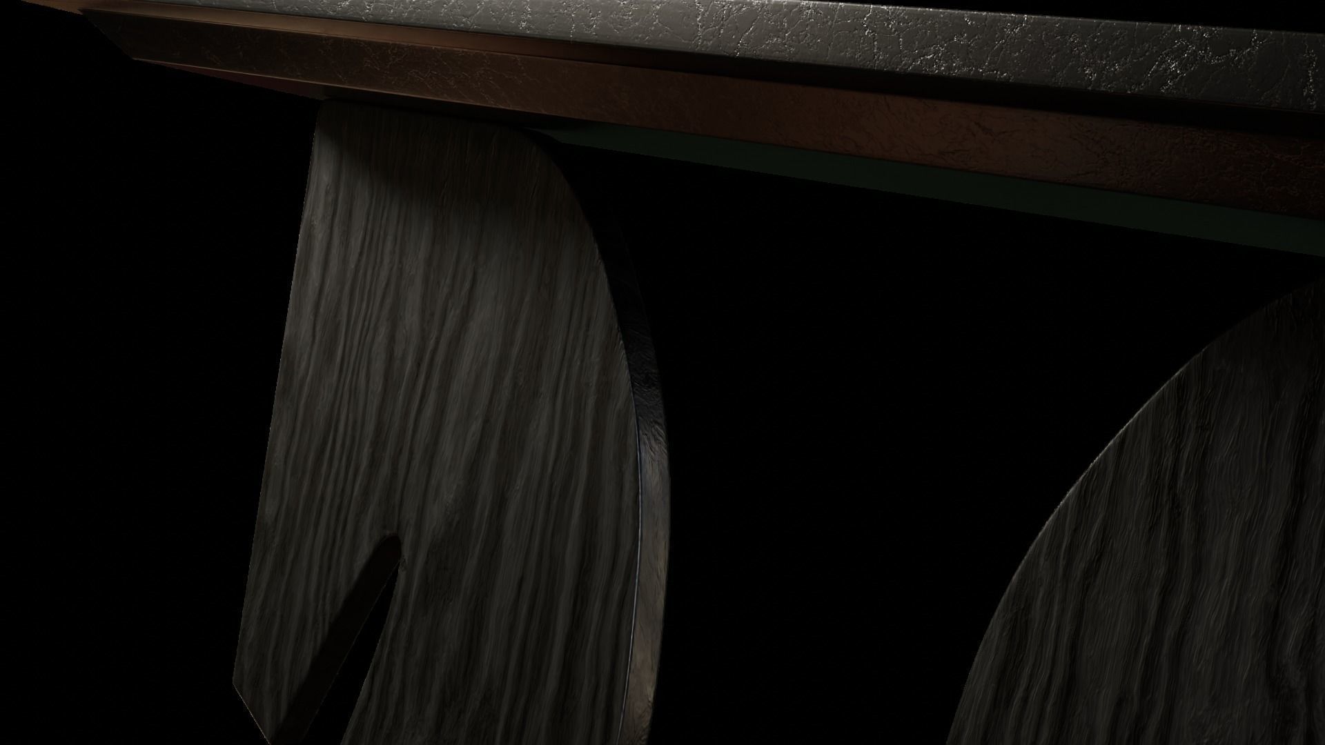 Designer Console Table 10 Low-poly 3D model_6