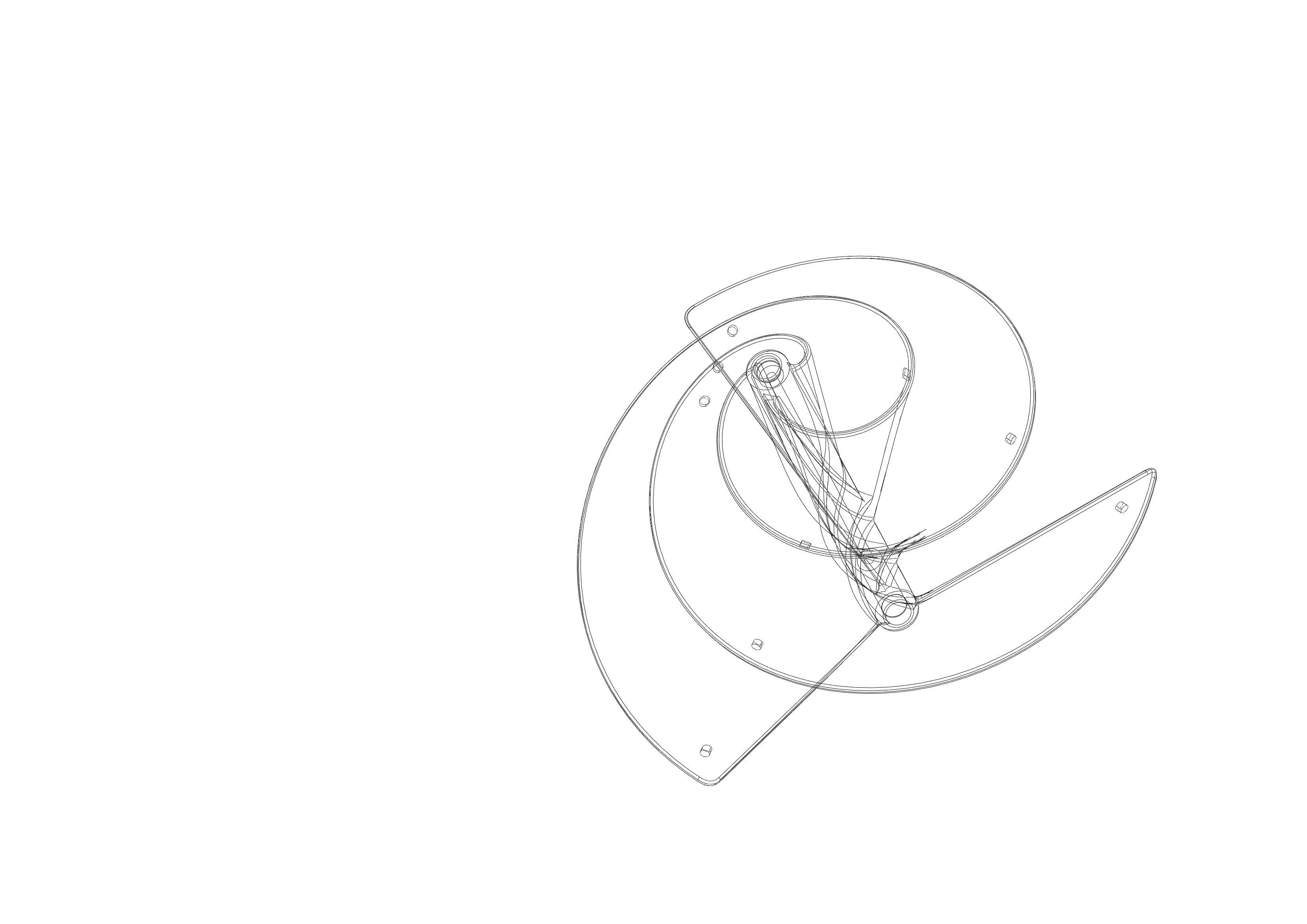 Fibonacci Wind Turbine 3D print model_12