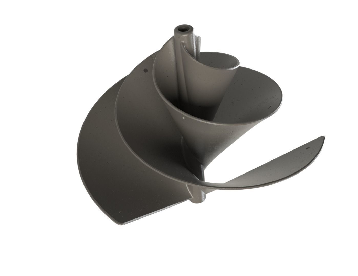 Fibonacci Wind Turbine 3D print model_20