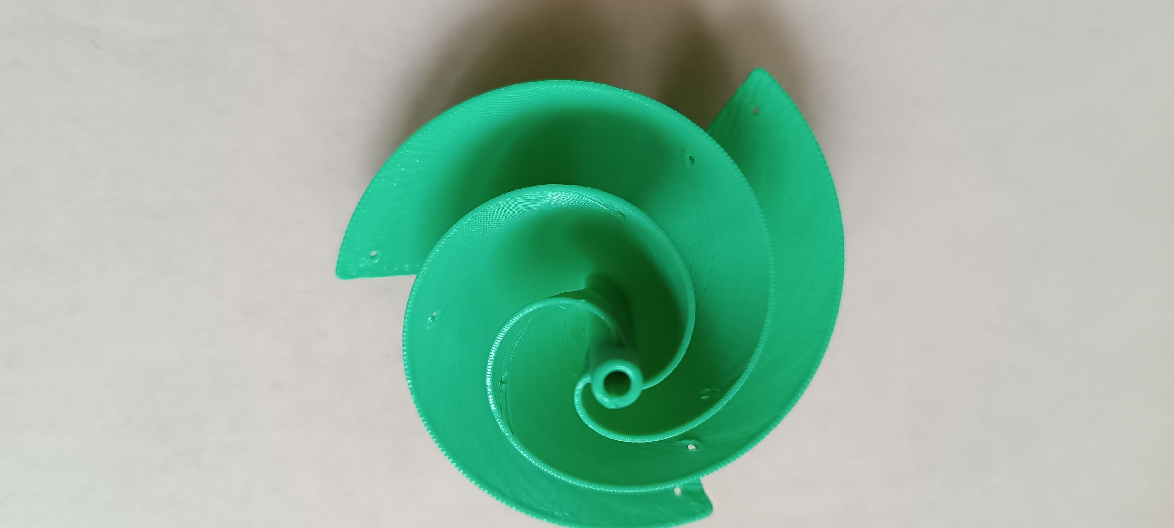 Fibonacci Wind Turbine 3D print model_5