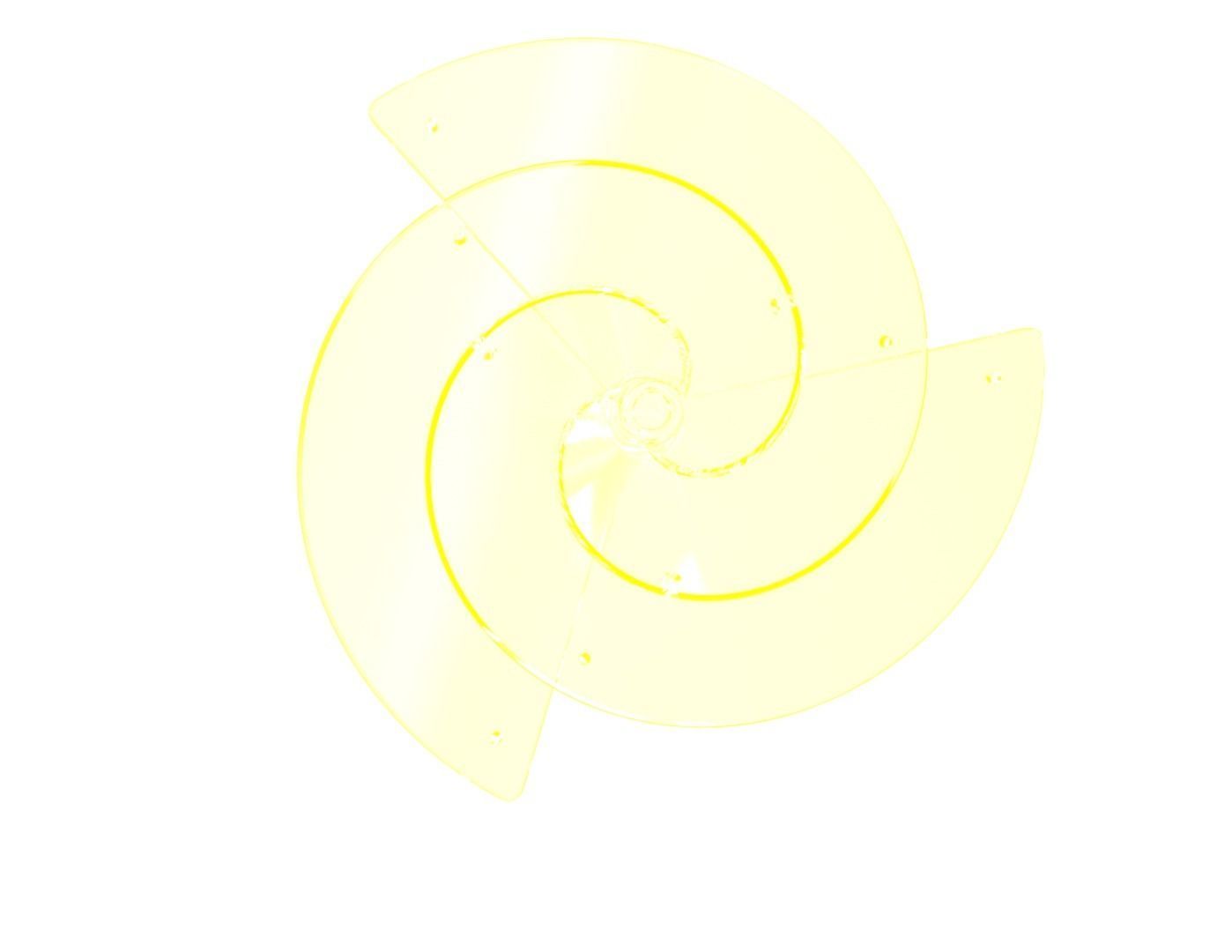 Fibonacci Wind Turbine 3D print model_18