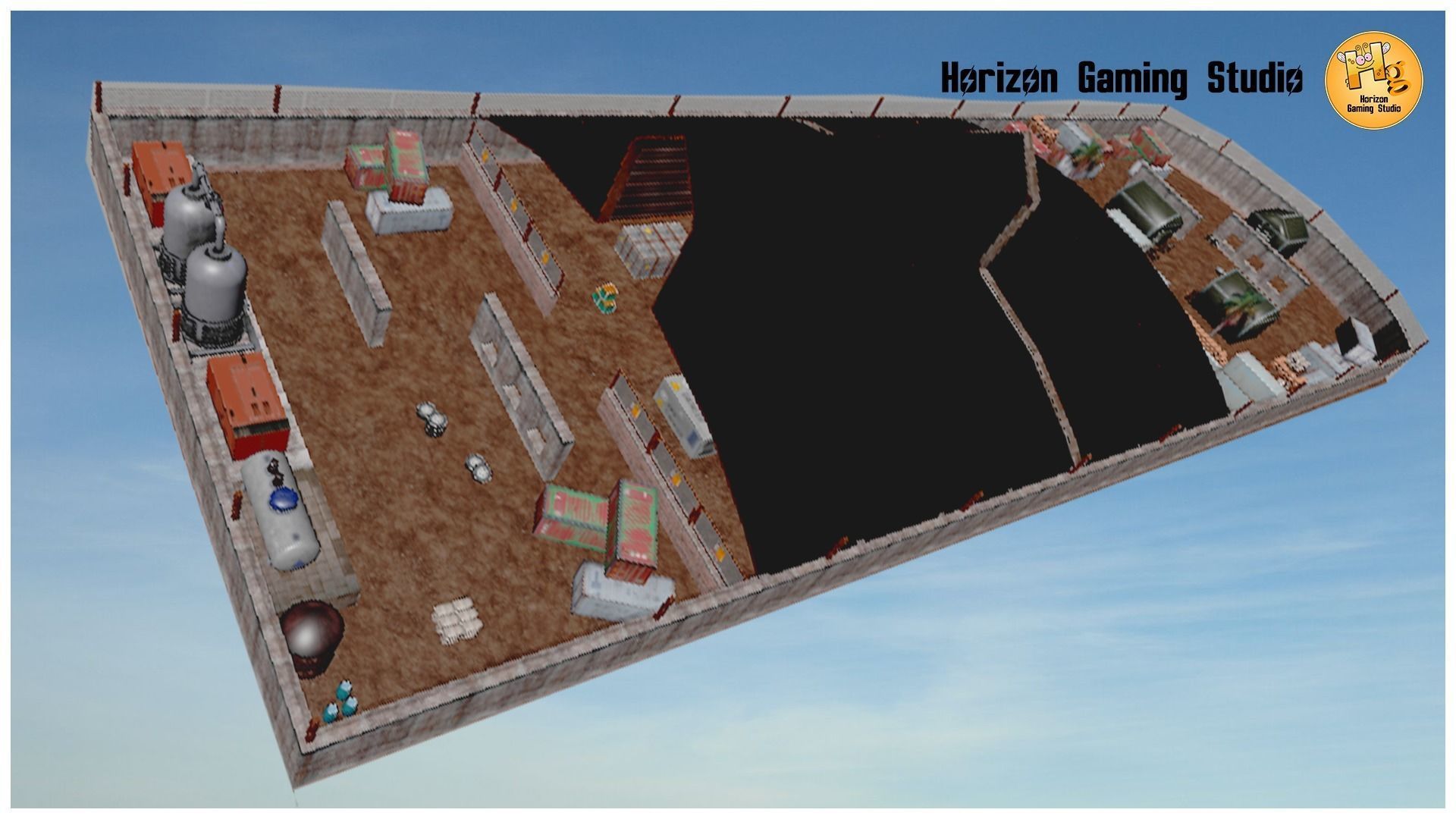 FPS Environment Low-poly 3D model_2