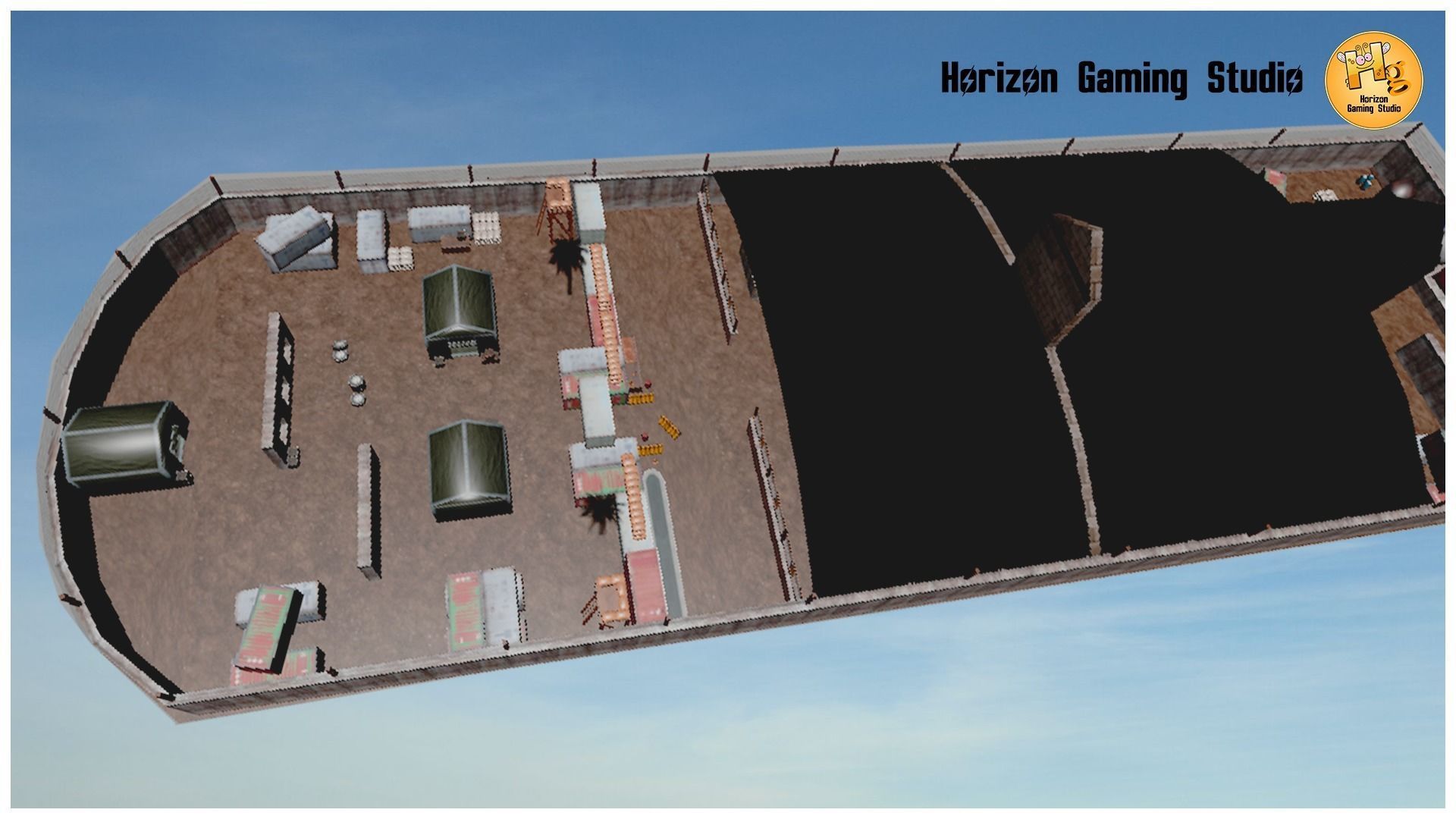 FPS Environment Low-poly 3D model_3