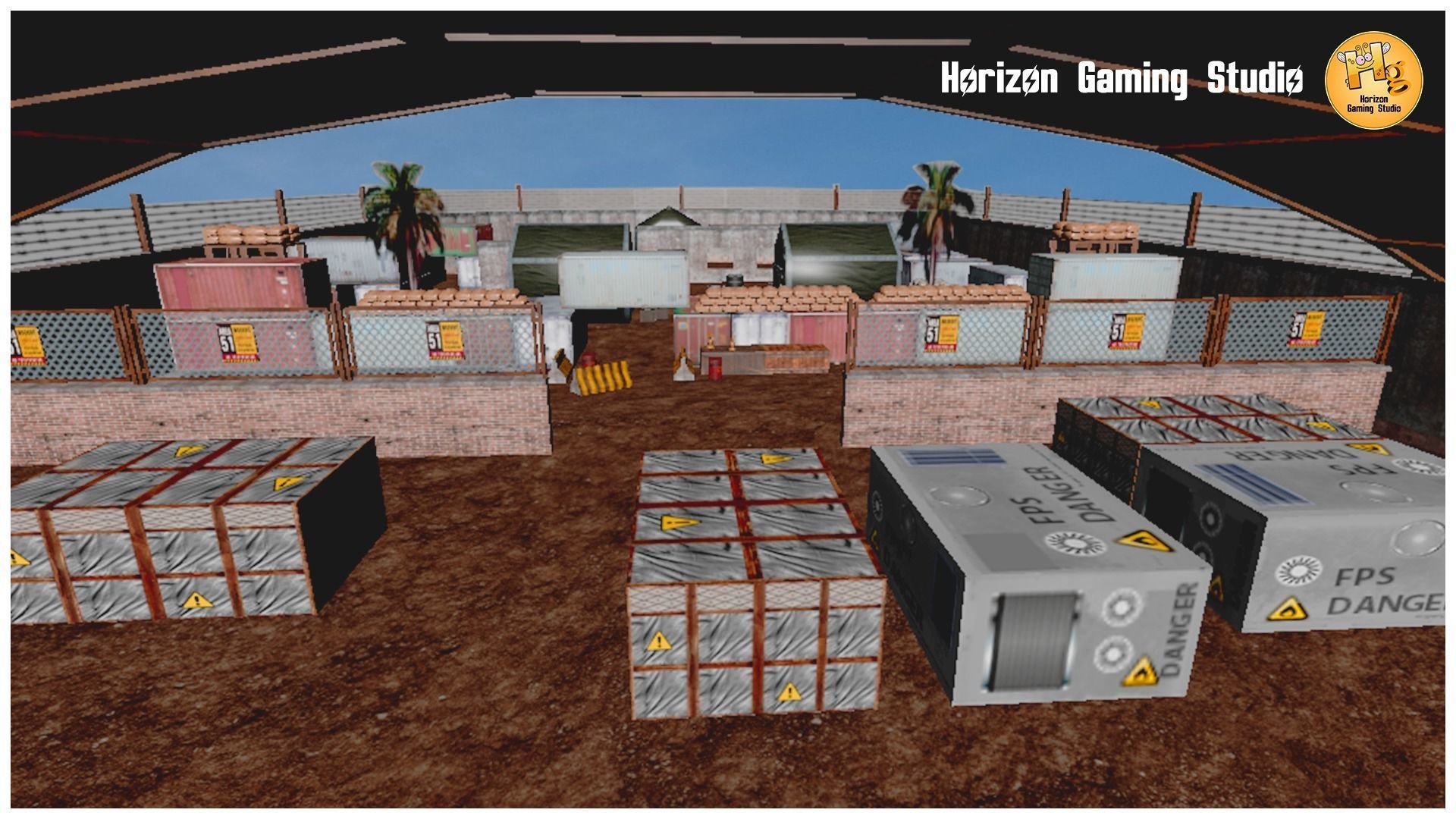 FPS Environment Low-poly 3D model_4