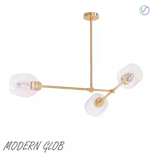  Modern glob semi flush
