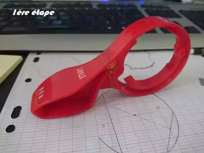 lawn mower handle 3D print model