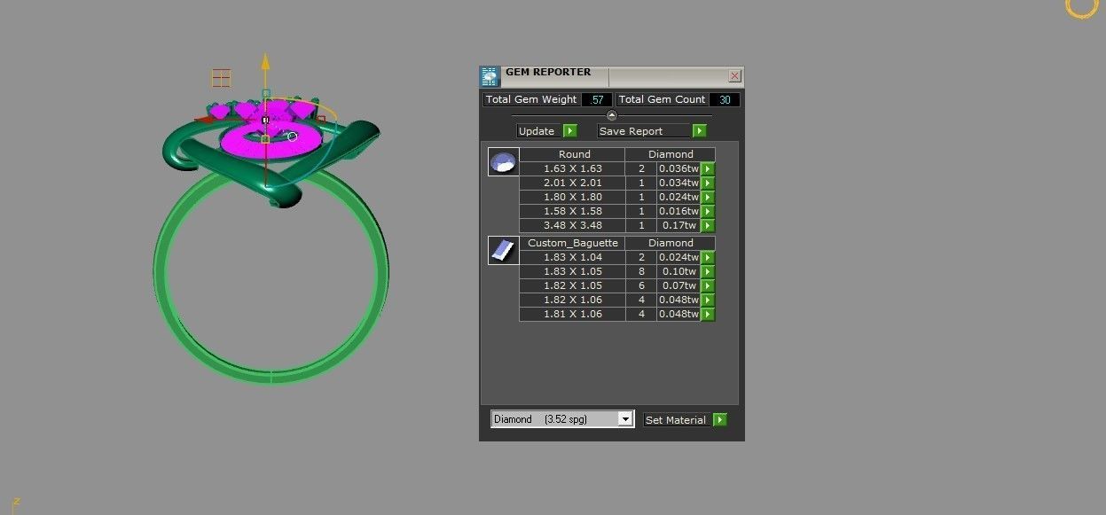 Casual ring 3D print model_2