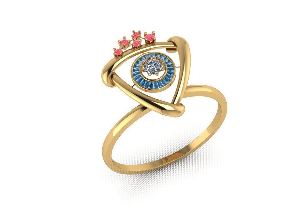 Casual ring 3D print model_1