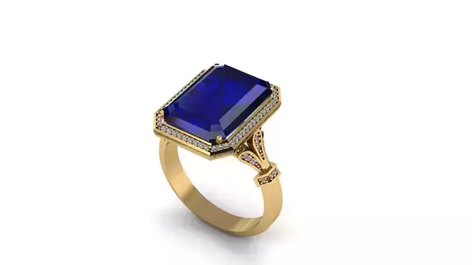 sapphire stone ring