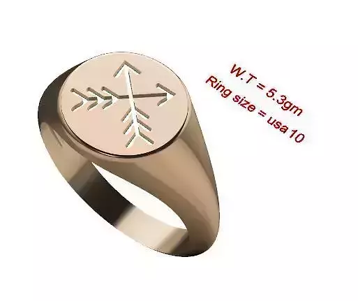 Arrow Signet Ring