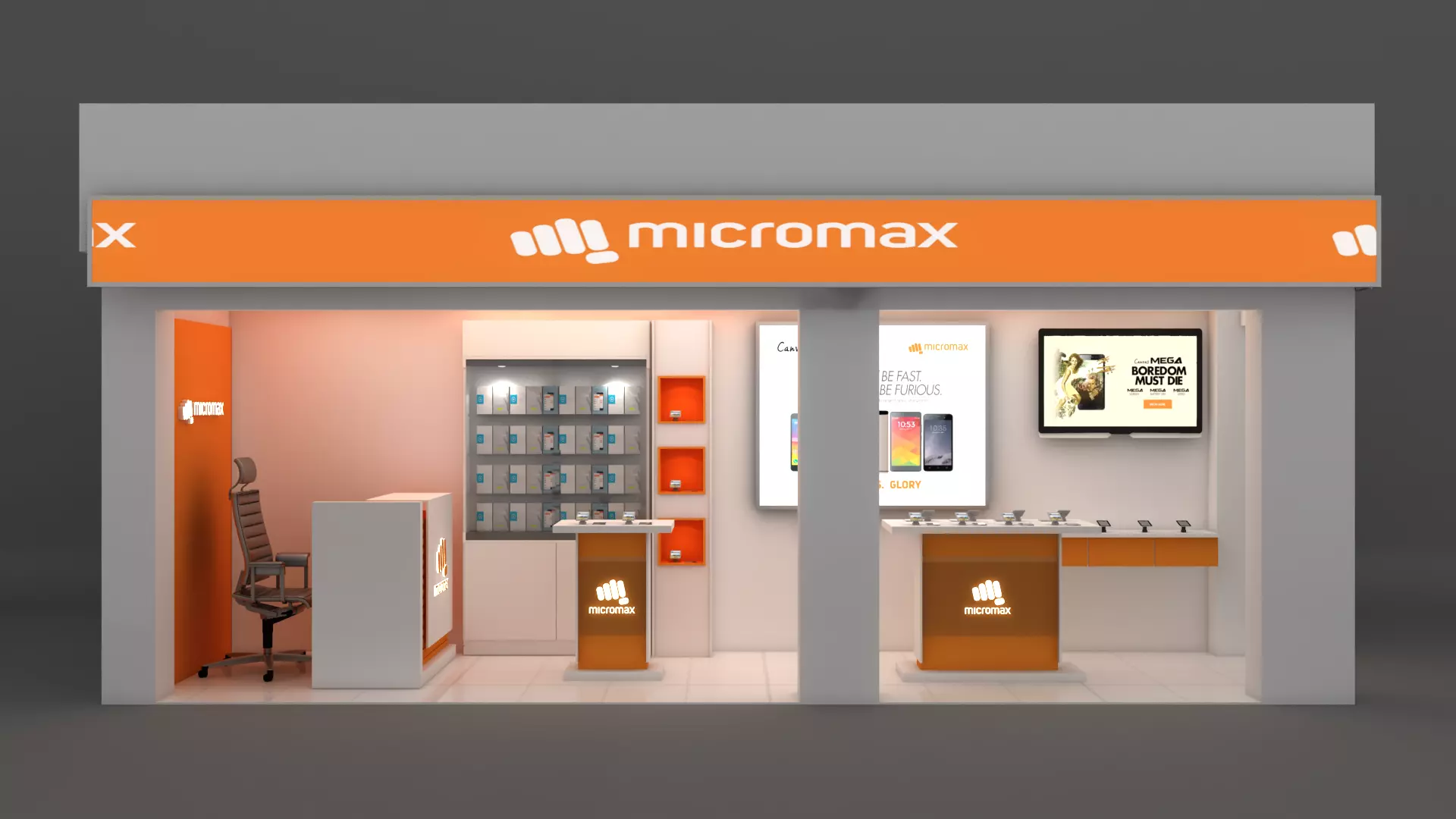 Mobile Phone Store 3D Model Collection - Immersive Retail 3D model_0