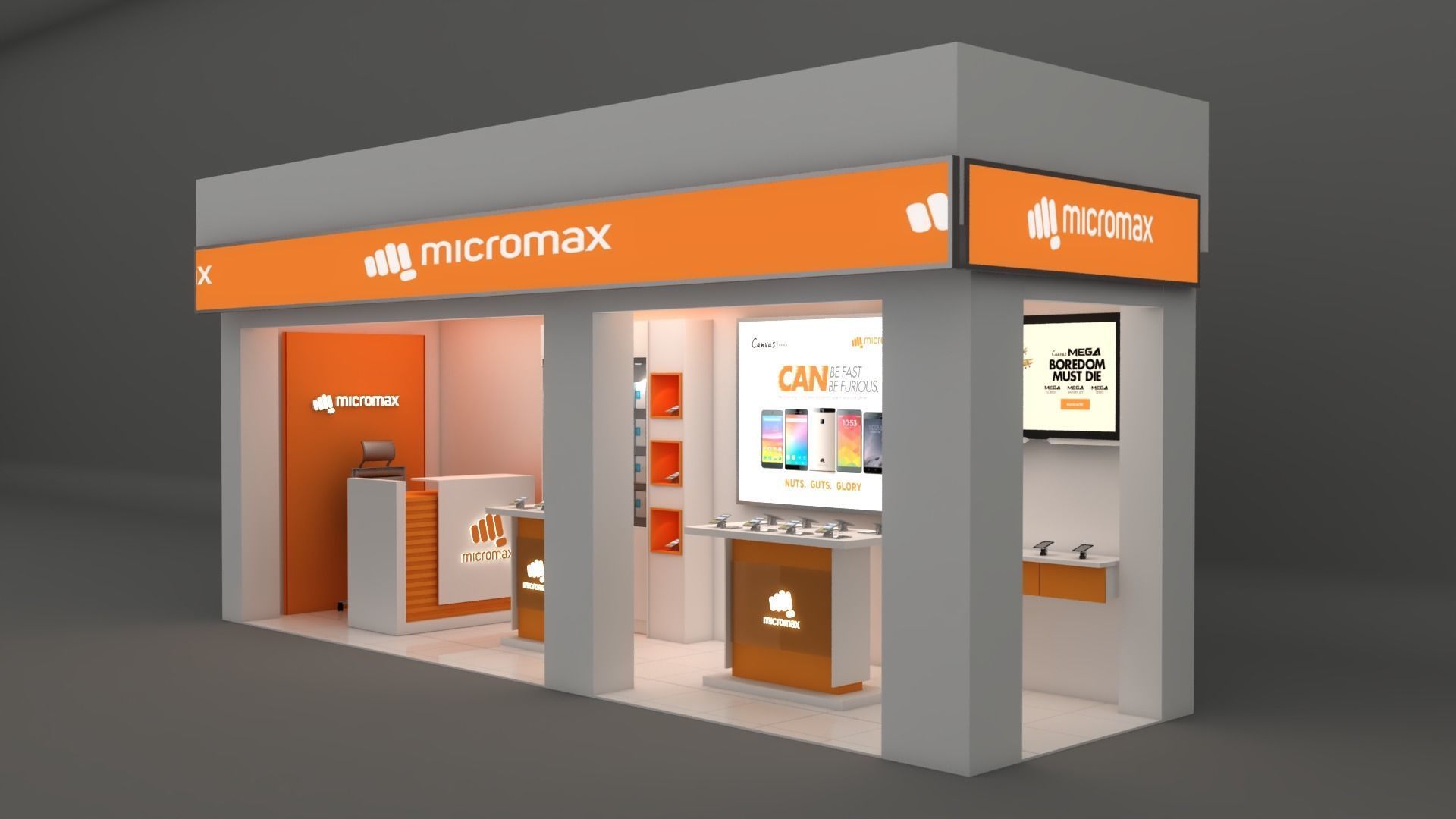 Mobile Phone Store 3D Model Collection - Immersive Retail 3D model_2