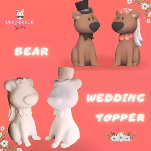 Bear Wedding Topper