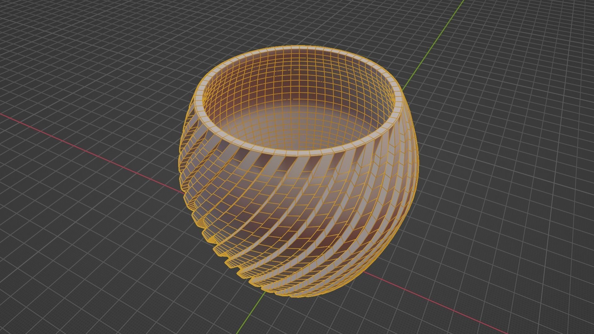 ELEGANT CURVED VASE - 3D PRINTABLE MODEL 3D print model_7