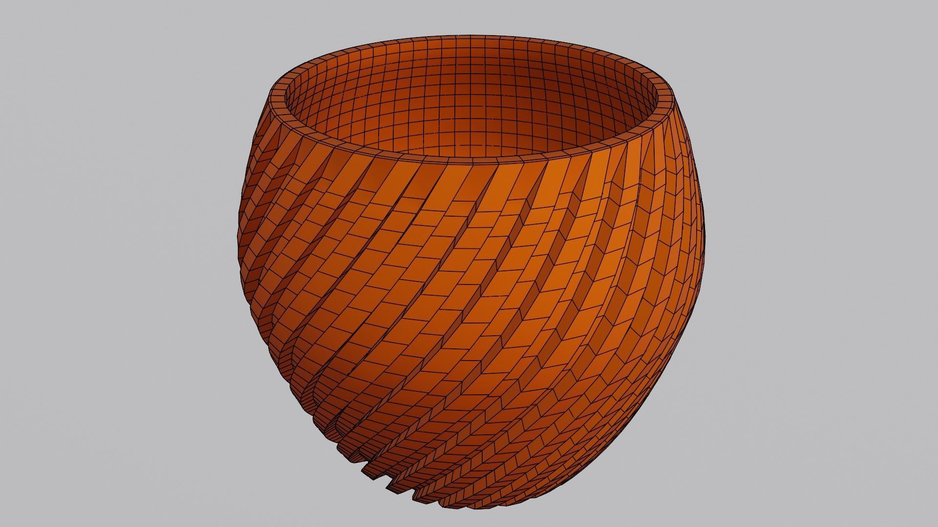 ELEGANT CURVED VASE - 3D PRINTABLE MODEL 3D print model_3