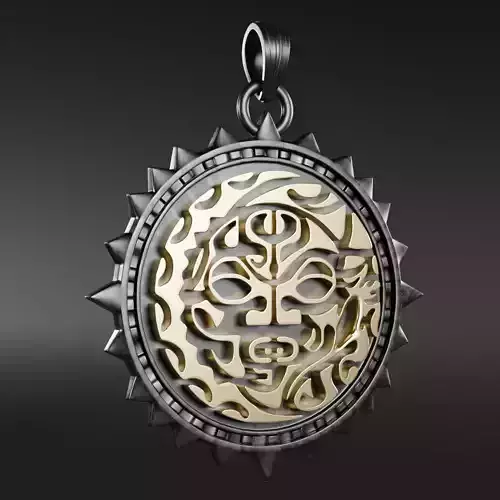 Mask-Polynesia symbol - 3D printable model