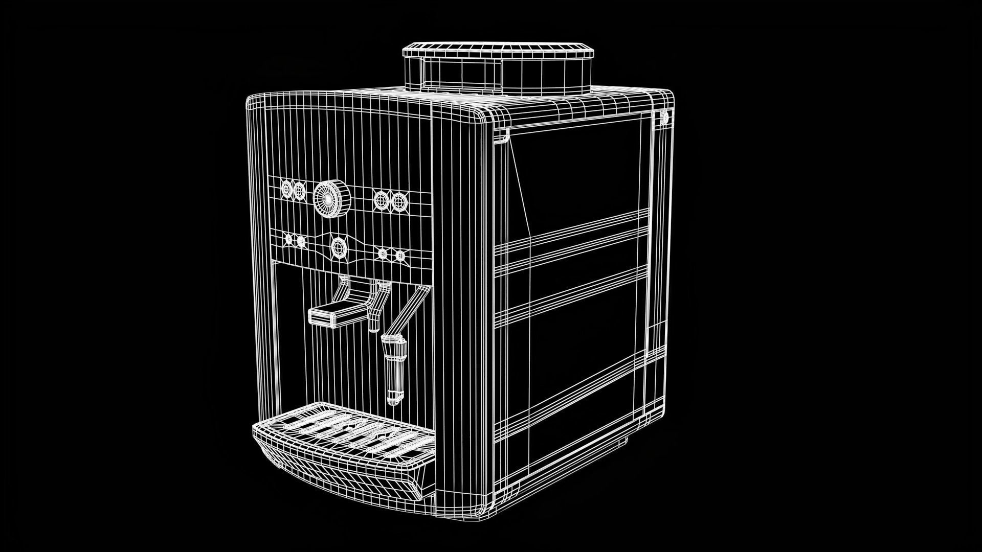 Coffee machine krups ea8118   3D model_3