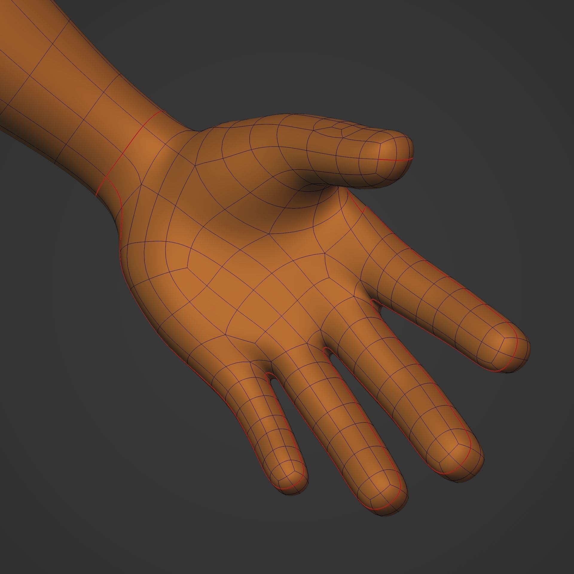 FK-IK Cartoon Rigged Character - Man - Boy - Alien - Monster Low-poly 3D model_14