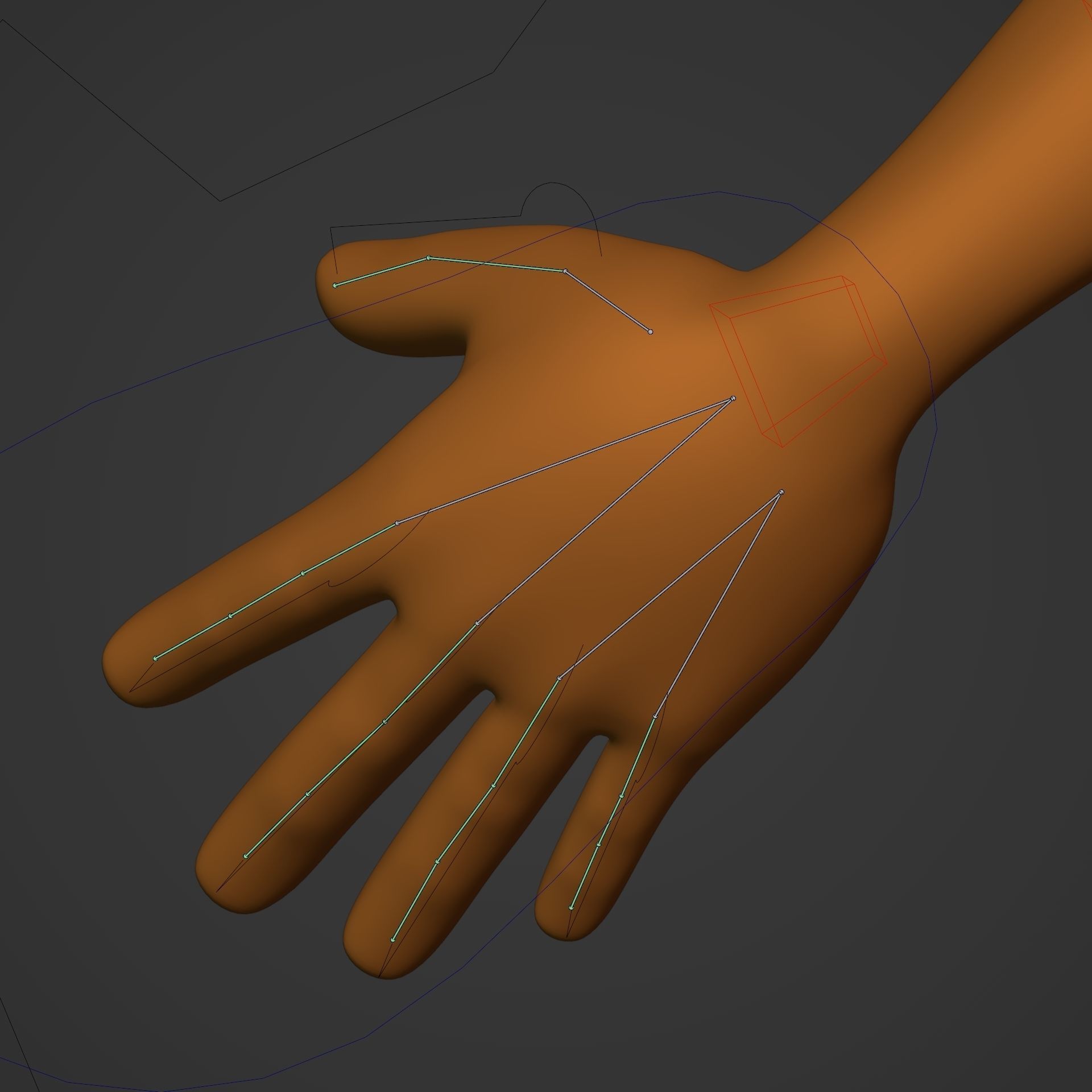 FK-IK Cartoon Rigged Character - Man - Boy - Alien - Monster Low-poly 3D model_12