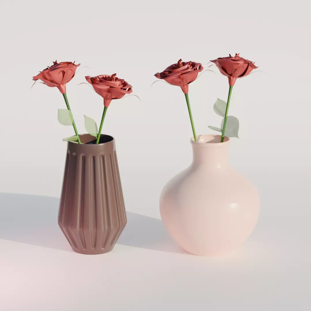 minimalistic flower vases for 3d printing 3D print model_0