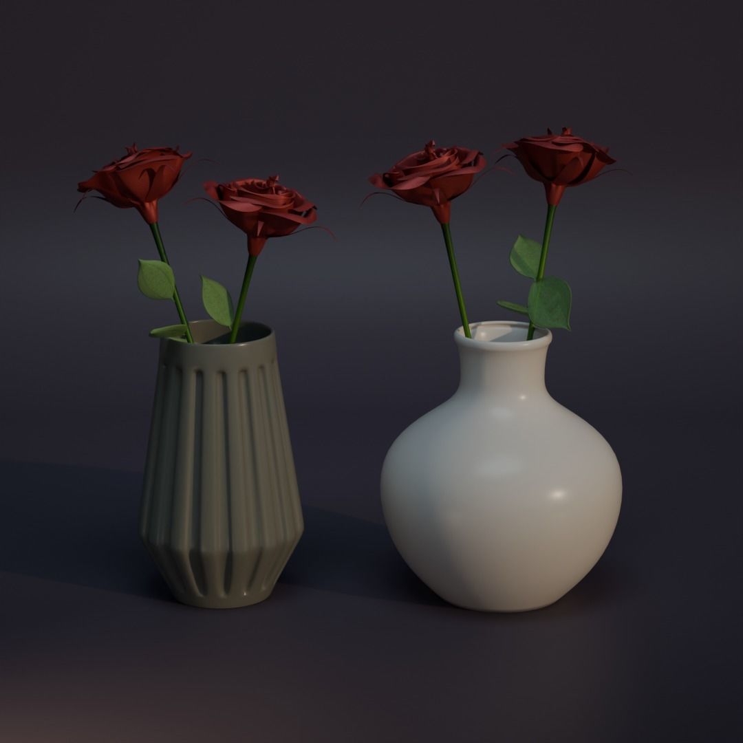 minimalistic flower vases for 3d printing 3D print model_2