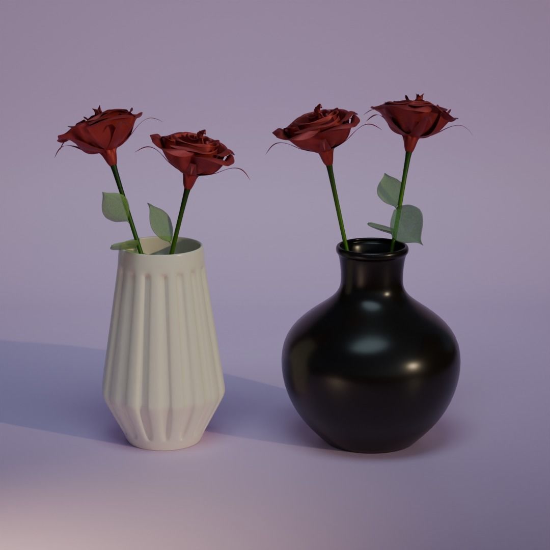 minimalistic flower vases for 3d printing 3D print model_1