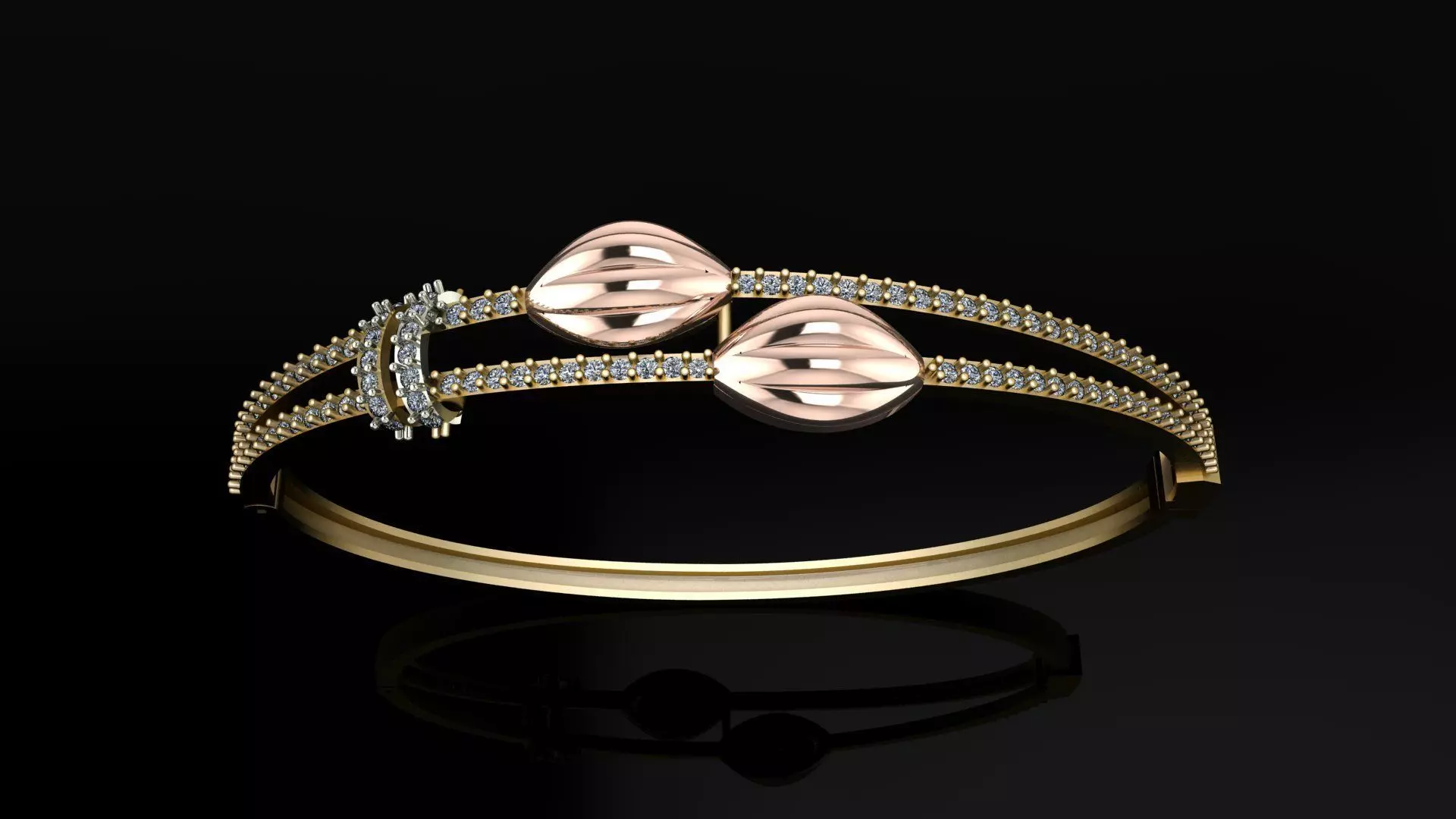 Light Weight Bracelet 3D print model_0