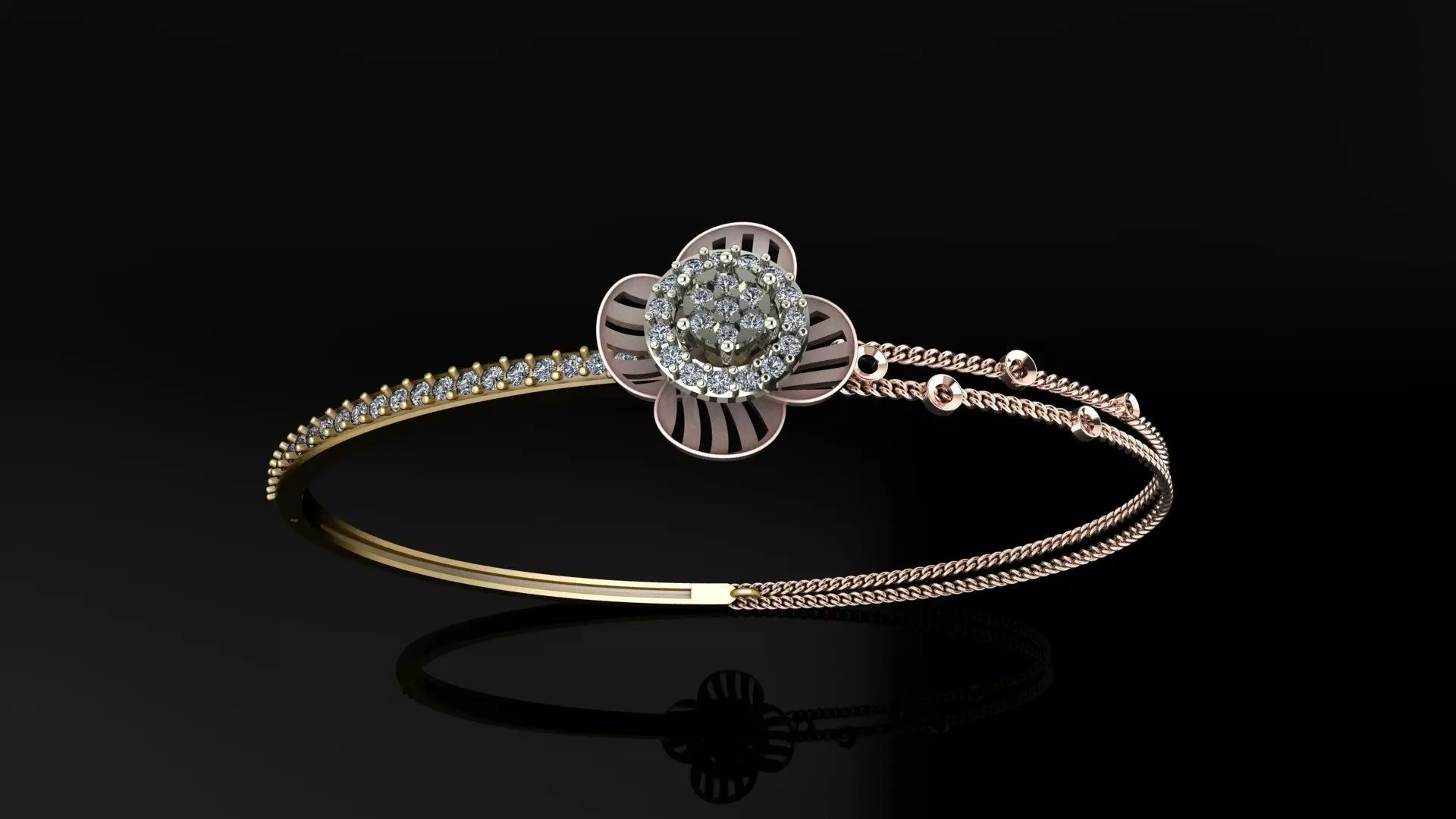 Light Weight Bracelet 3D print model_0