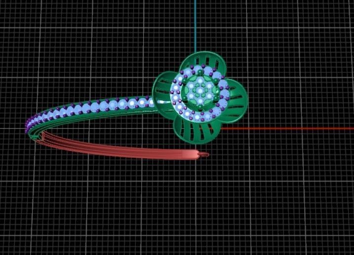 Light Weight Bracelet 3D print model_2