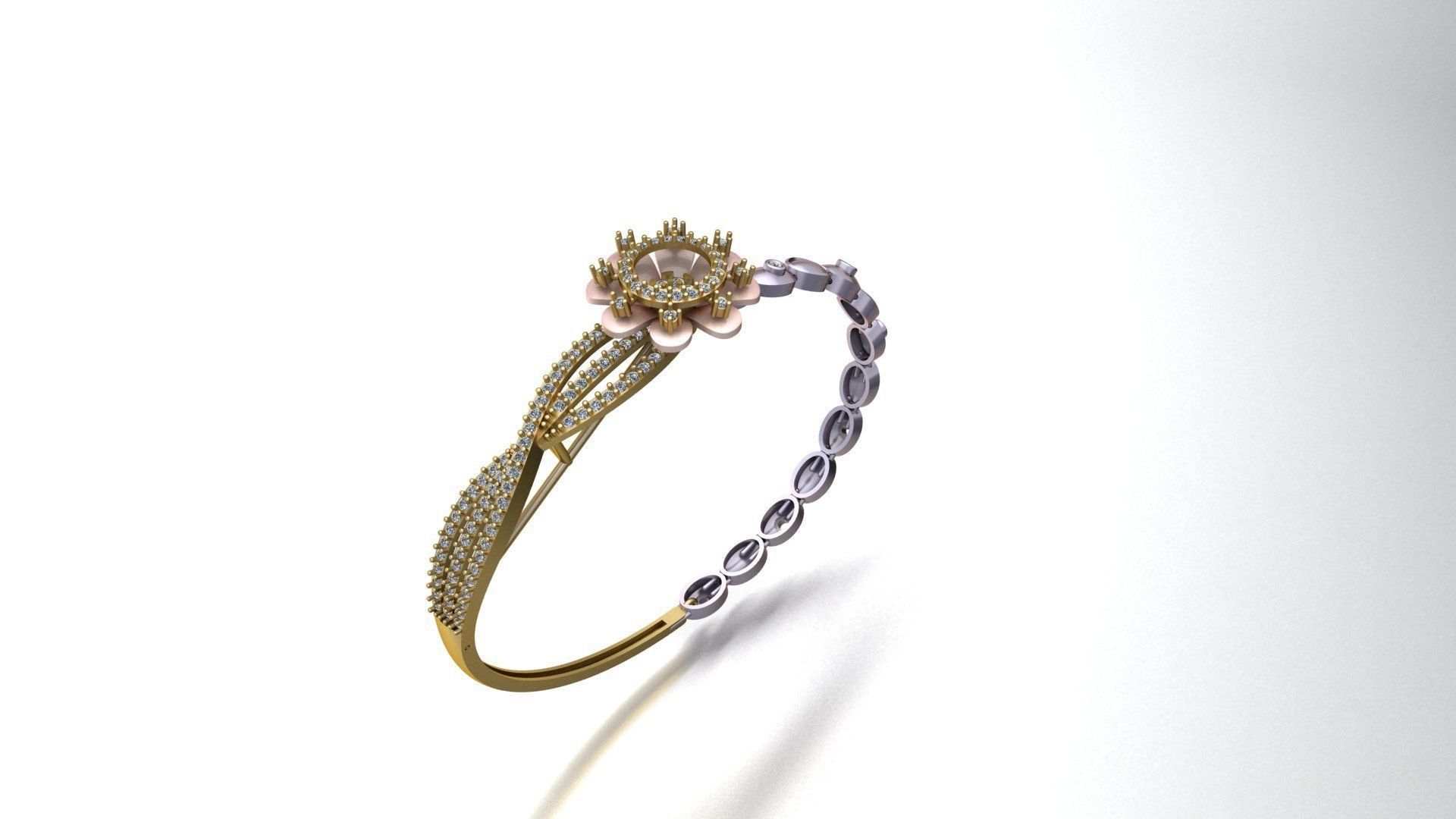 Light Weight Bracelet 3D print model_1