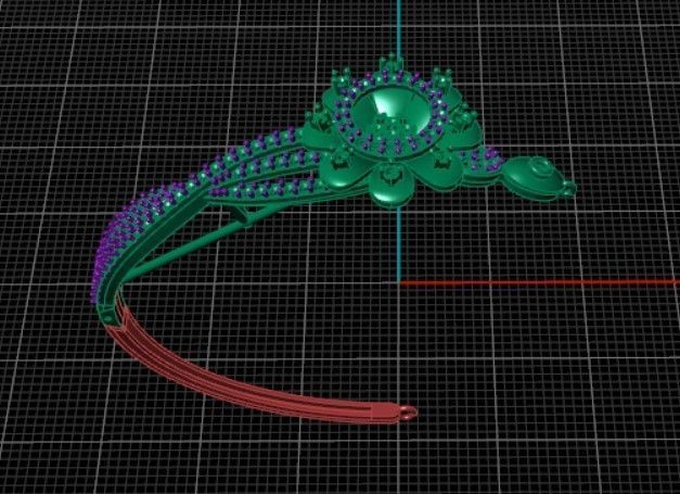 Light Weight Bracelet 3D print model_2