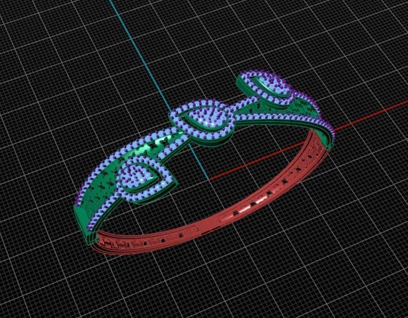 Light Weight Bracelet 3D print model_2